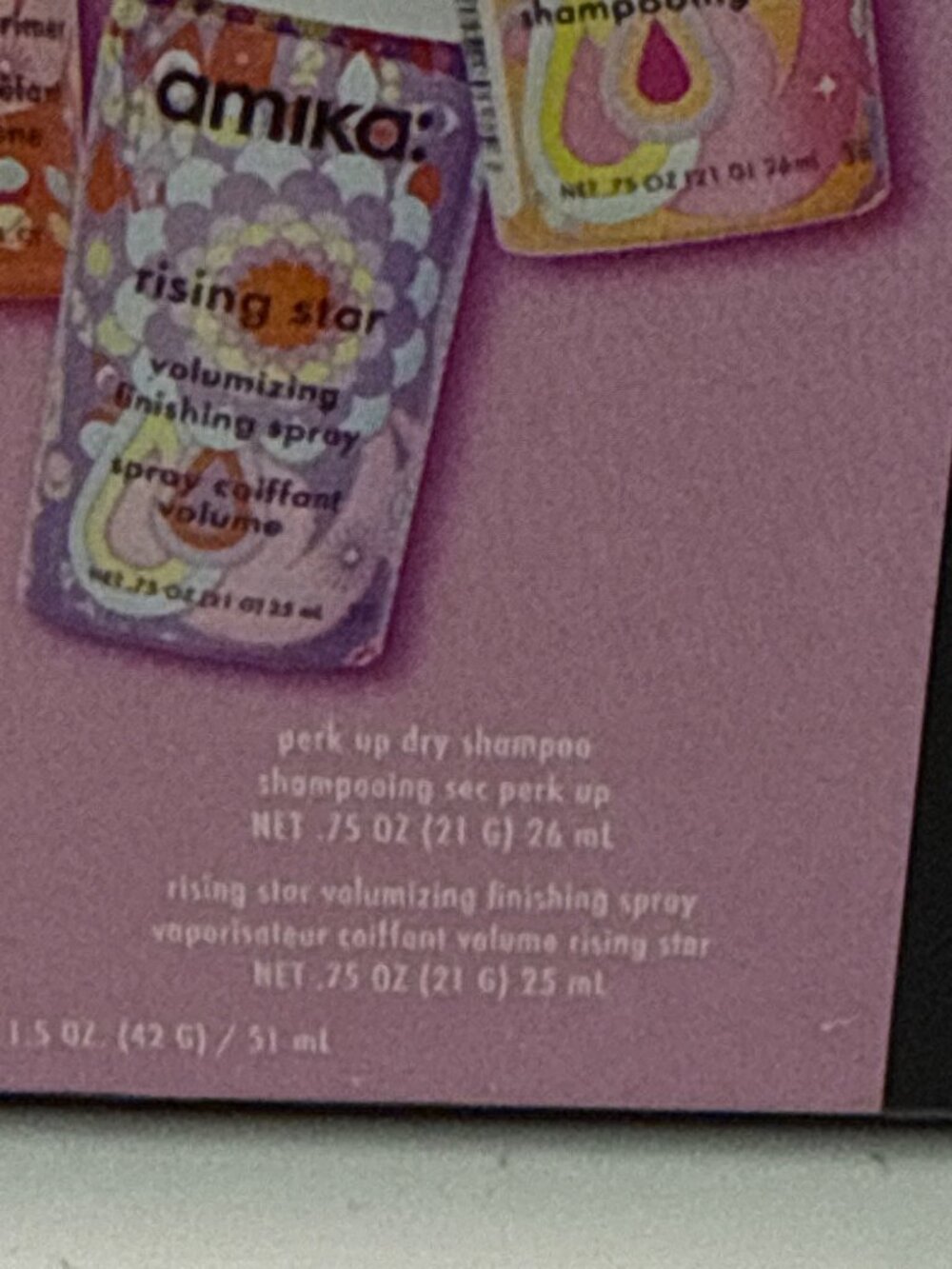 Amika Strand Superstars Hair Care Gift Set The Wizard Perk Up Big Hit NIB Travel - Picture 5 of 5